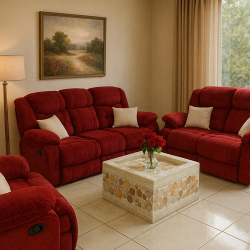 Sala Moderna Tokio Con 2 Sillones Reclinables