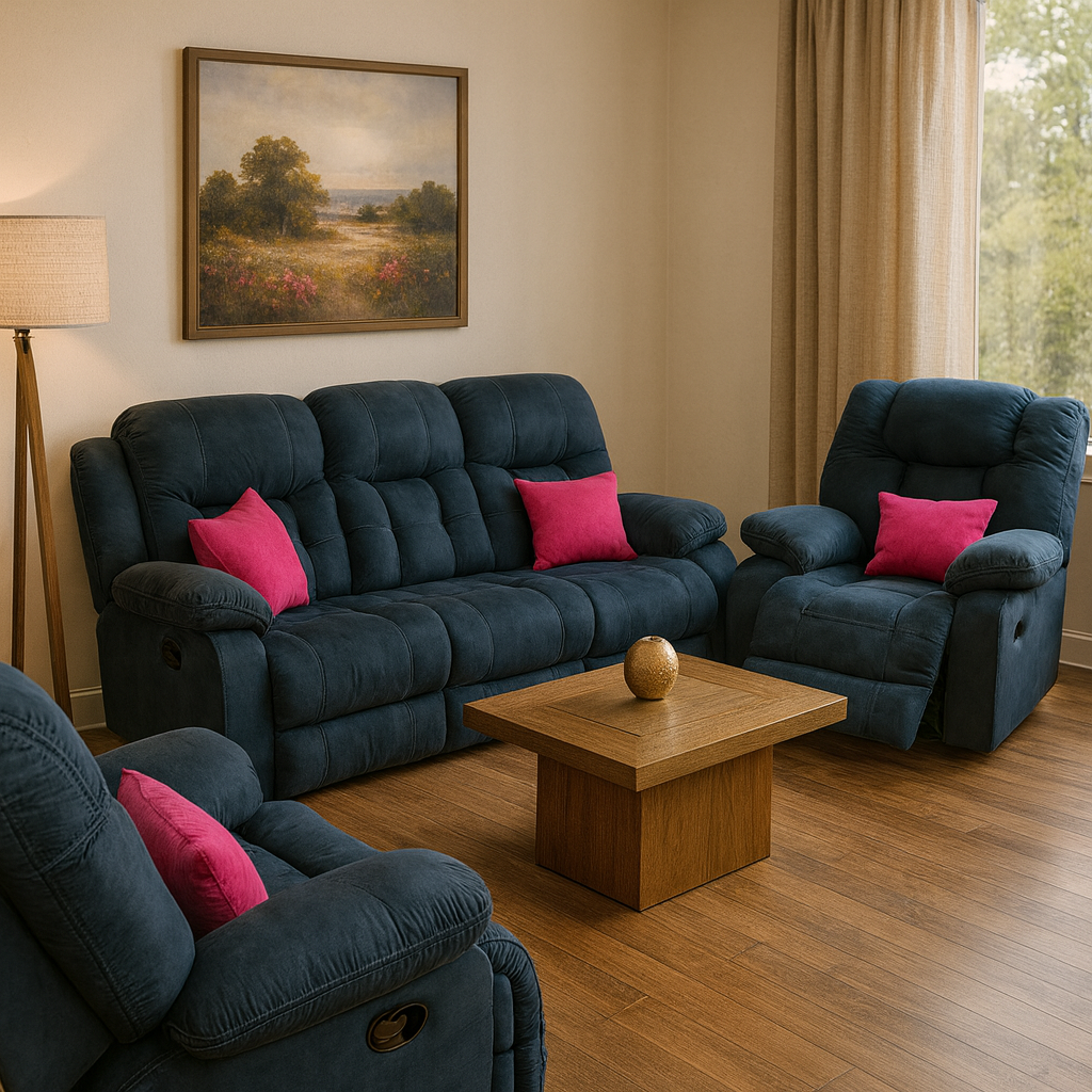 Sala Moderna Tokio Con Sillón Mecedor