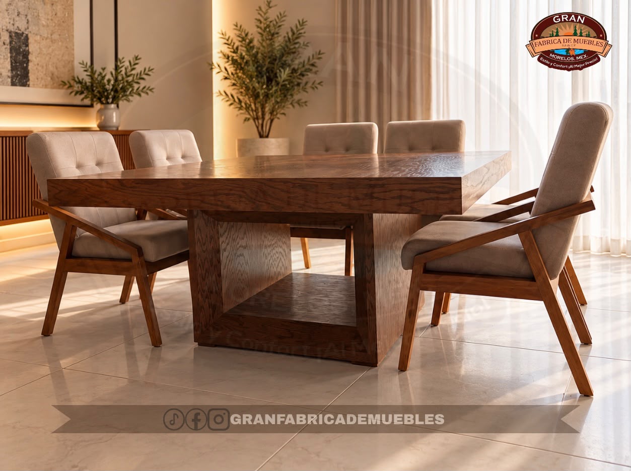 Comedor Diamante Cuadrado de 8 Sillas - Imagen 2