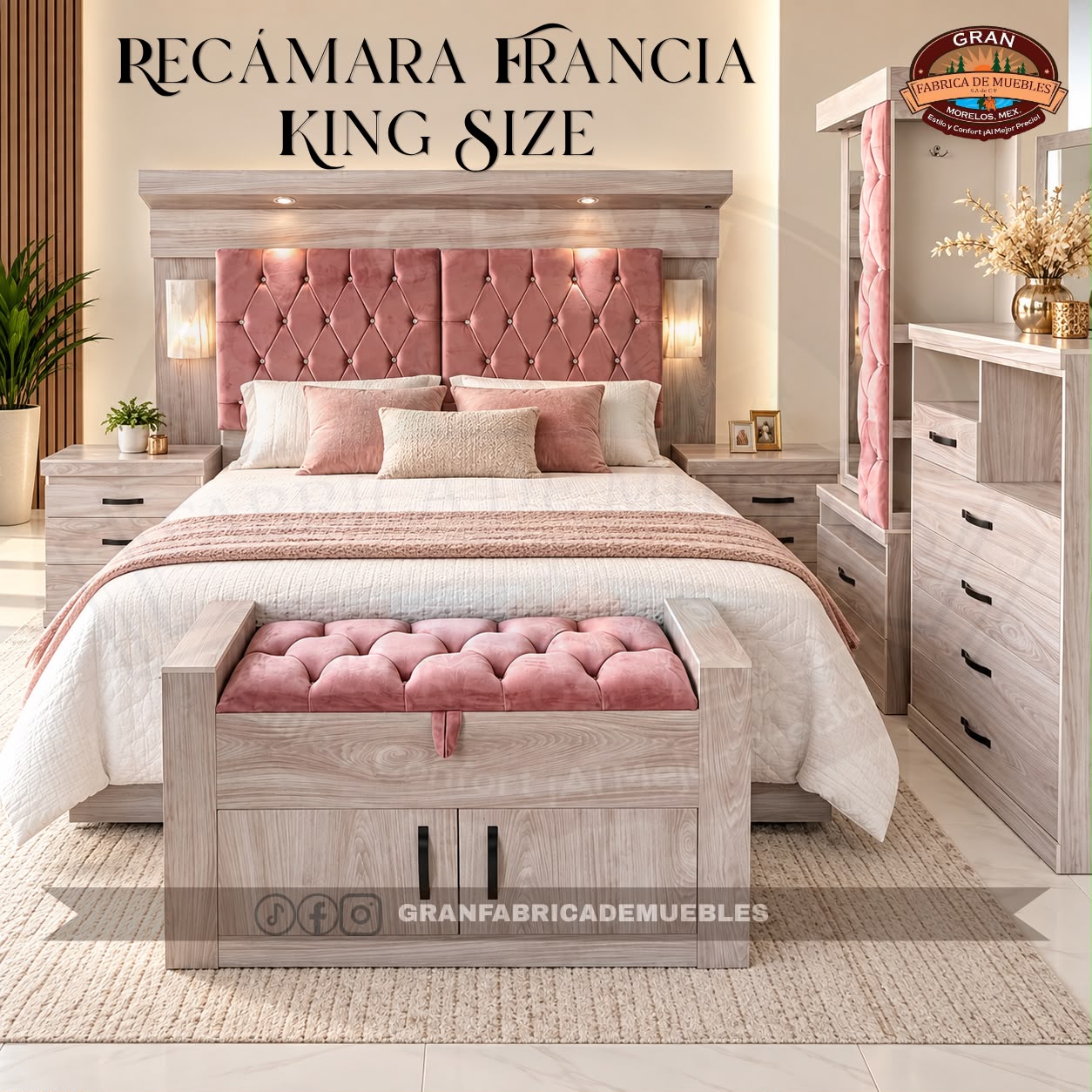 Recámara Francia Marrón