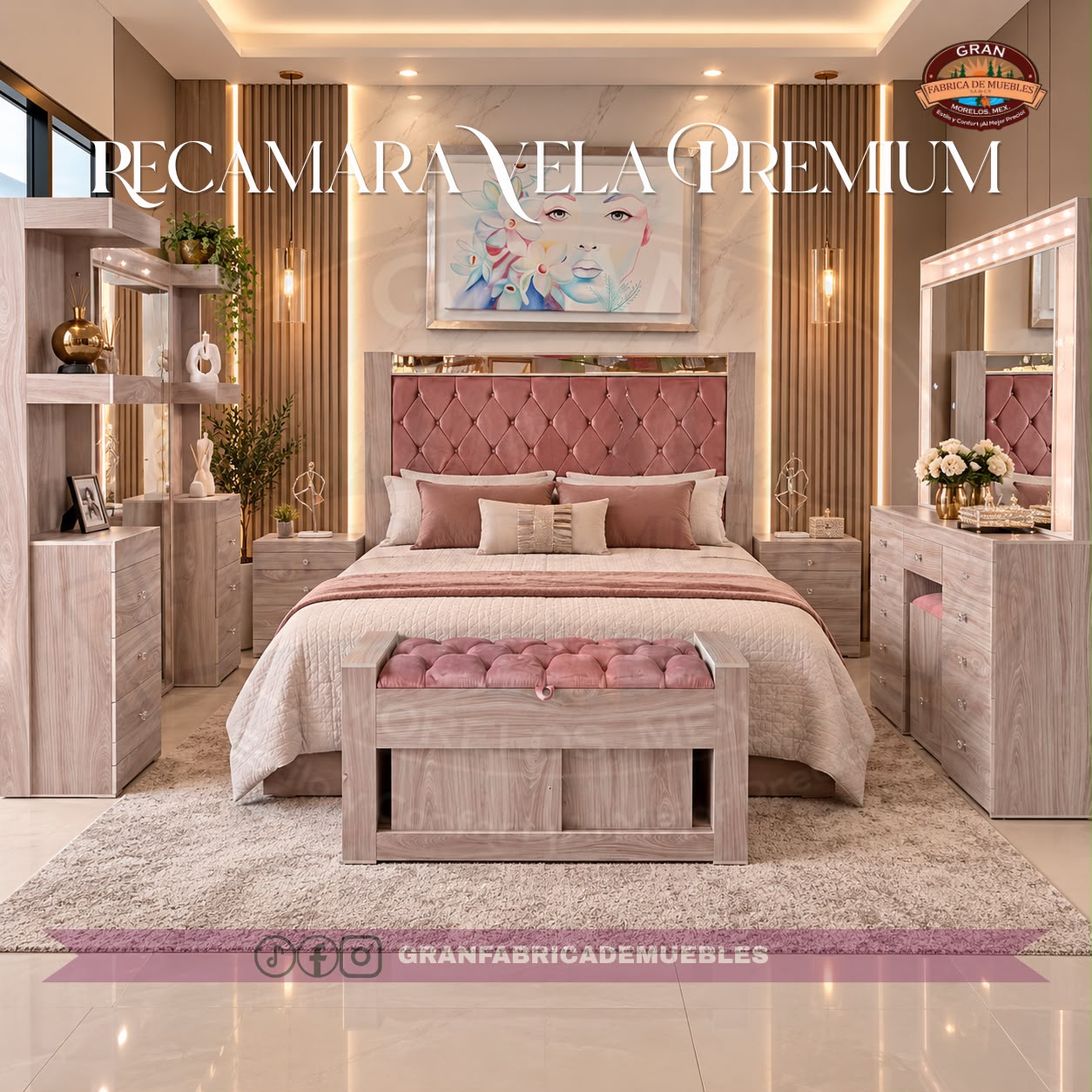Recámara Vela Premium Marrón - Imagen 3