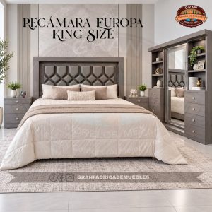 Recámara Europa Gris Vintage