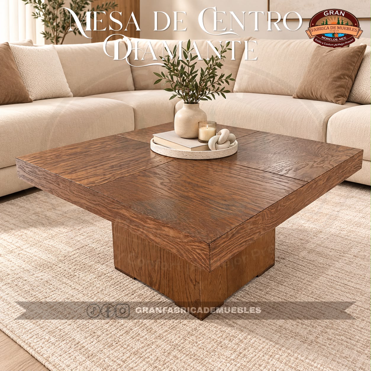 Mesa de Centro Diamante
